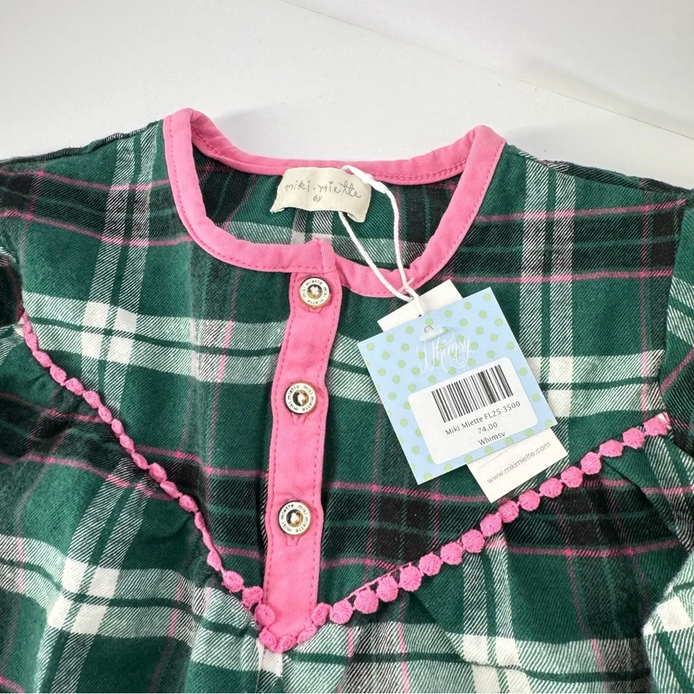 Bundle🛍️ Miki Miette Set Julia Blouse in Ivy & Farrah Flare Corduroy Pants NWT 5